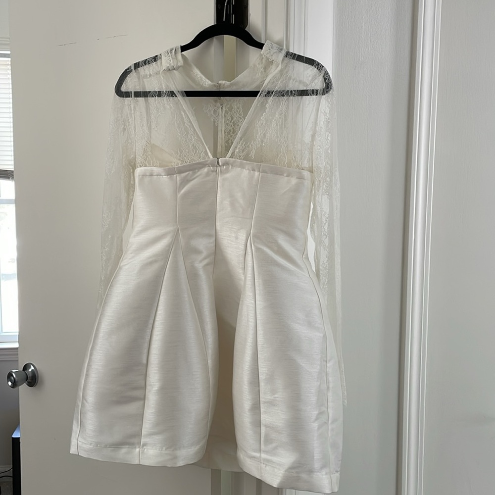 Anthropologie White Lace Dress - Picture 6 of 7